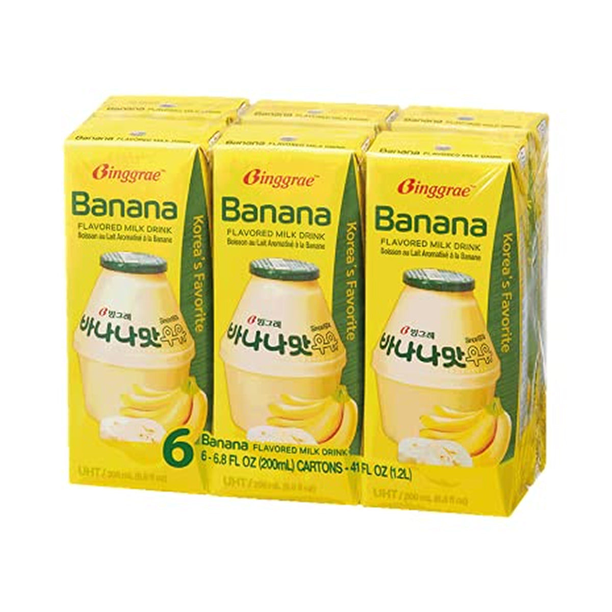 Binggrae Banana Flavored Milk Drink - 6pk 200ml – Arcaera