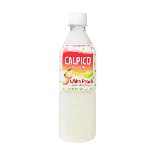 calpico white peach non-carbonated soft drink - 500ml