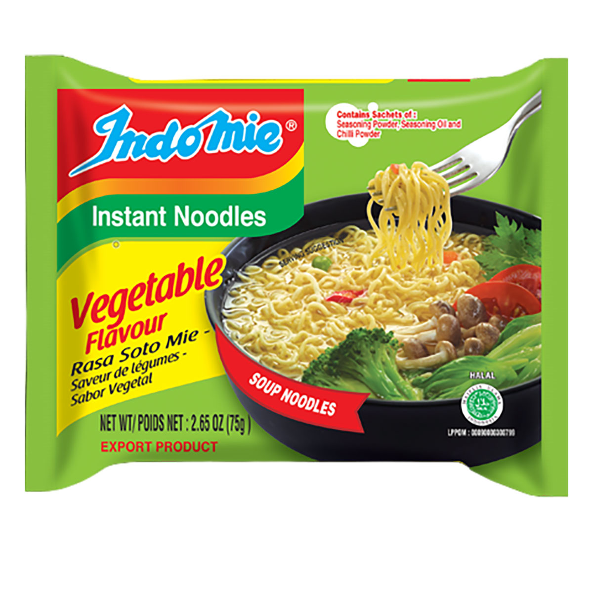 indomie vegetable noodles - 2.6oz