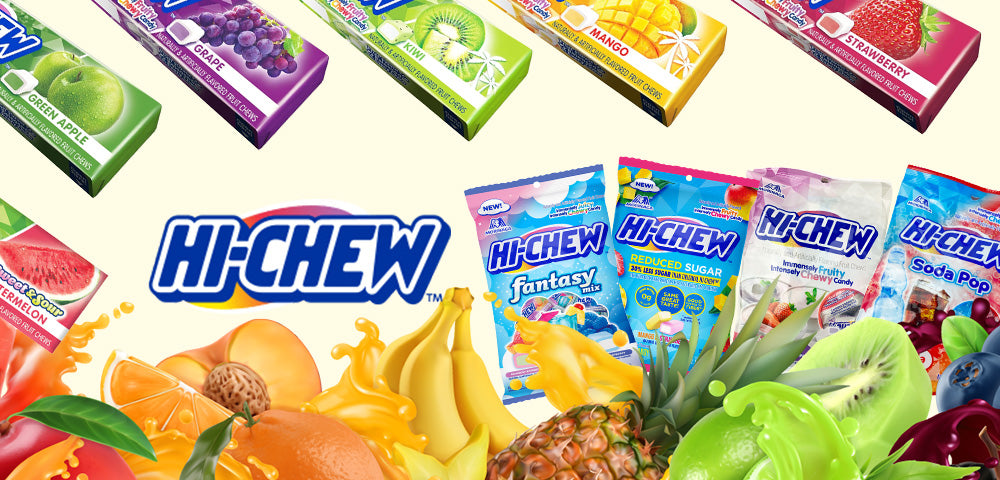 hi chew bags sticks with fruit flavors