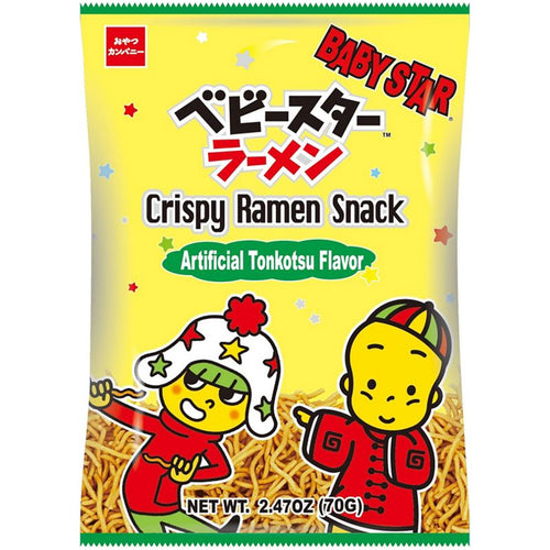 Baby Star Ramen Crispy Ramen Snack Tonkotsu - 2.47oz