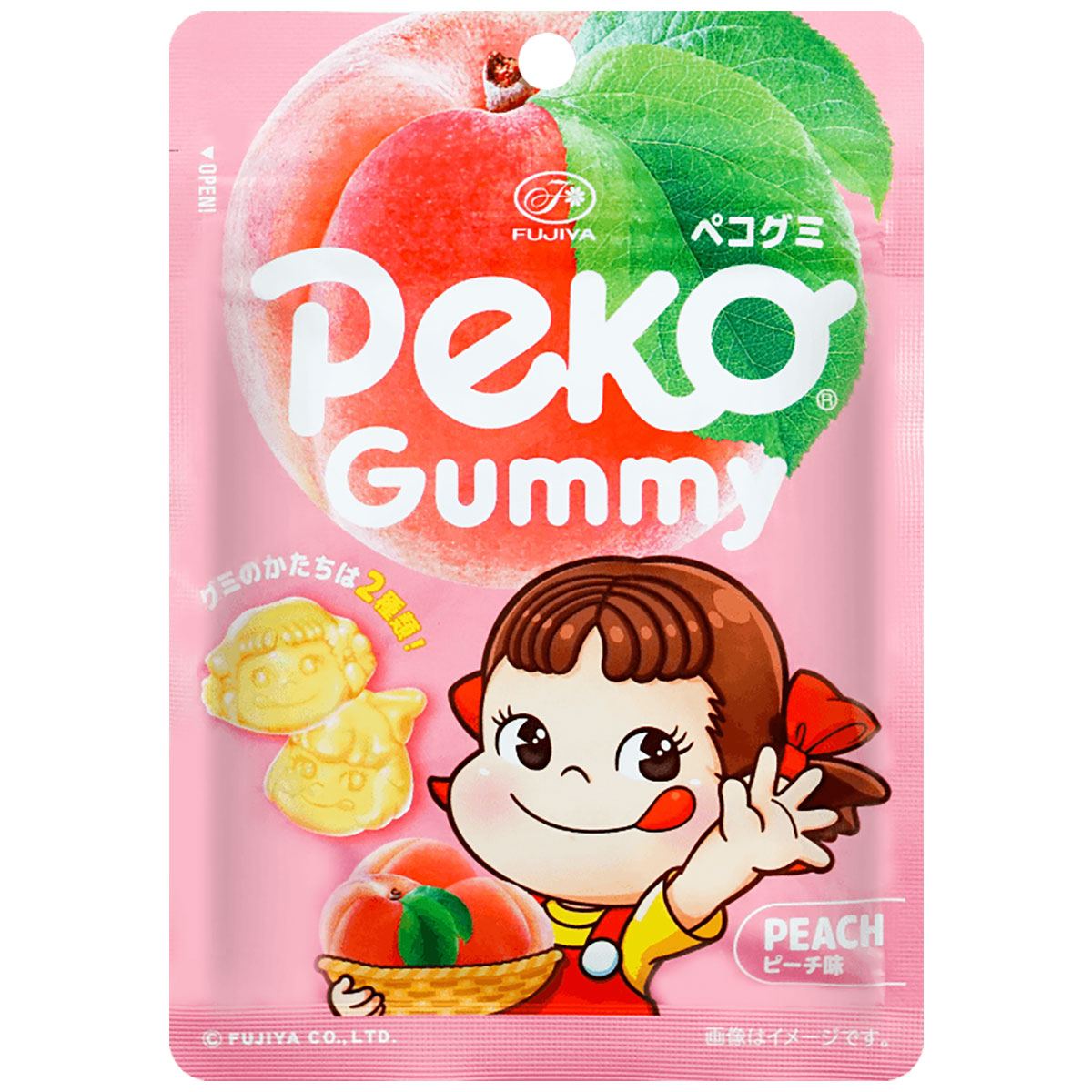 Fujiya Peko Chan Peach Gummies - 1.7oz