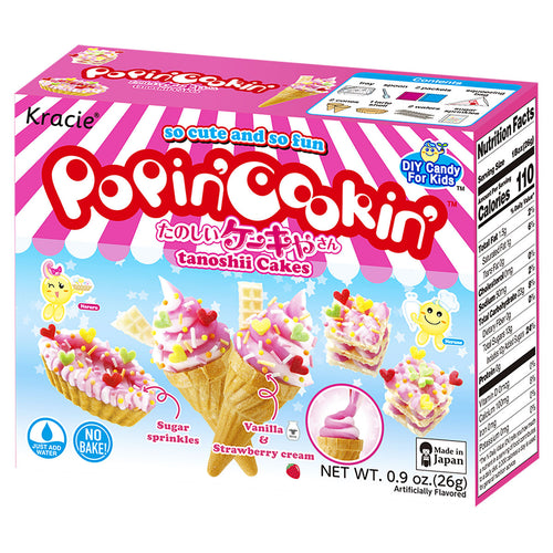 kracie popin' cookin' cake diy candy kit