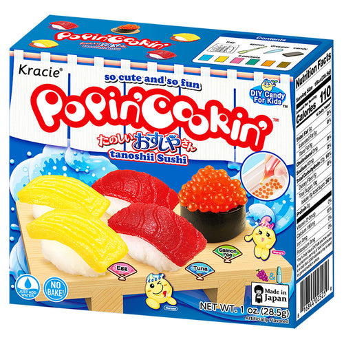 kracie popin' cookin' sushi diy candy kit