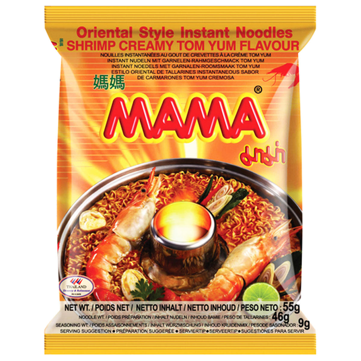 Mama Instant Noodle Creamy Tom Yum Flavor - 90g
