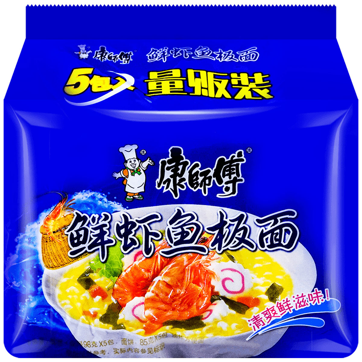 Master Kong Seafood Noodle 98g - 5pk – Arcaera