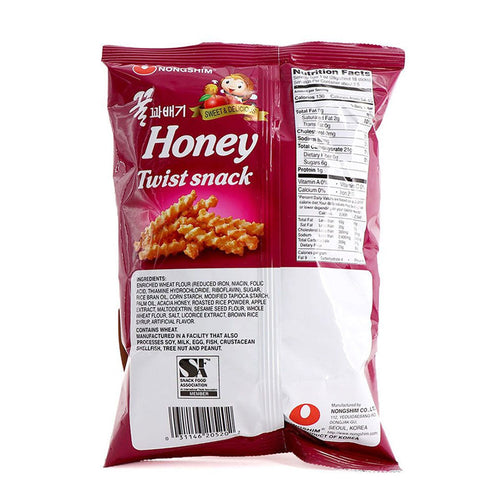 nongshim honey twist snack - 2.64oz-2