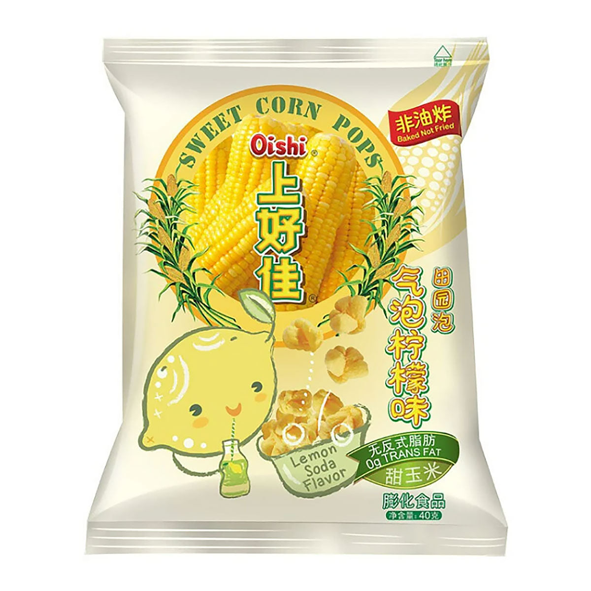 Oishi Sweet Corn Pops - 40g