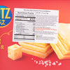 ritz sea salt cheese wafer - 77g nutrition label