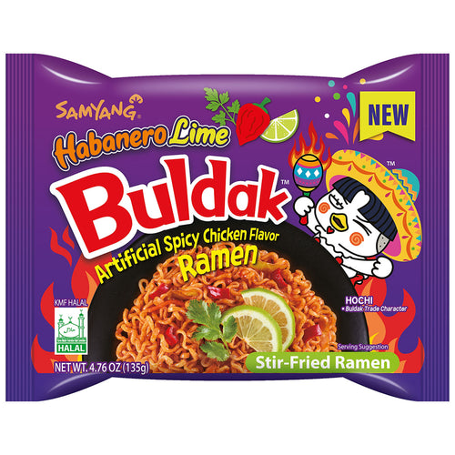 Samyang Buldak Habanero Lime Flavor Ramen - 4.94oz