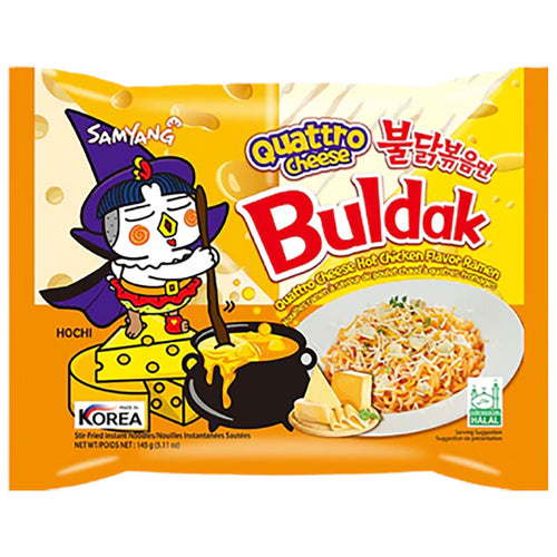 Samyang Buldak Hot Chicken Quattro Cheese - 5.11oz