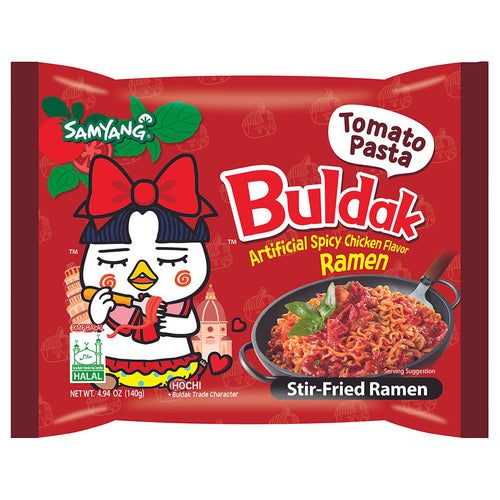 Samyang Buldak Hot Chicken Tomato Pasta Flavor Ramen - 4.94oz