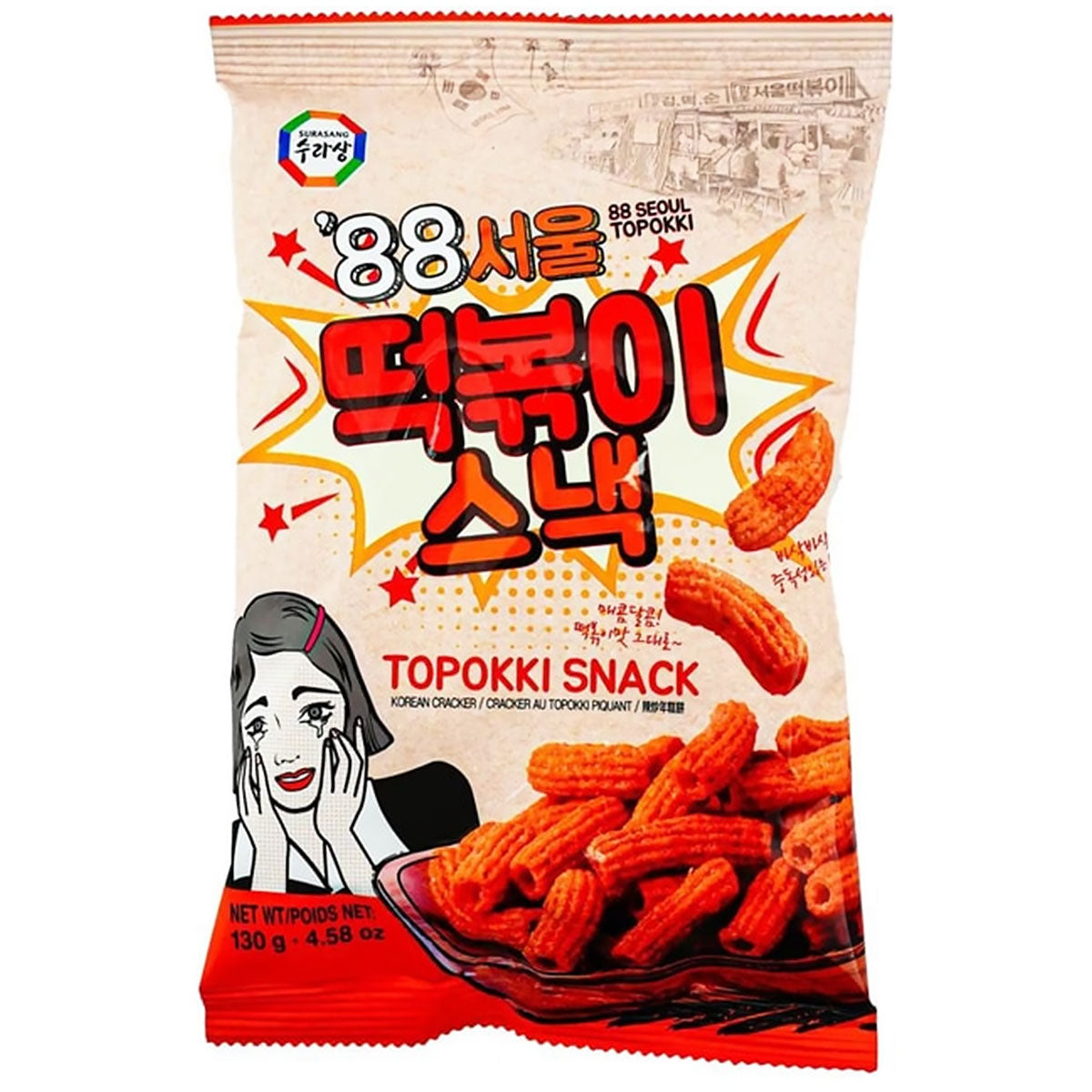 Surasang 88 Seoul Topokki Snack - 4.58oz