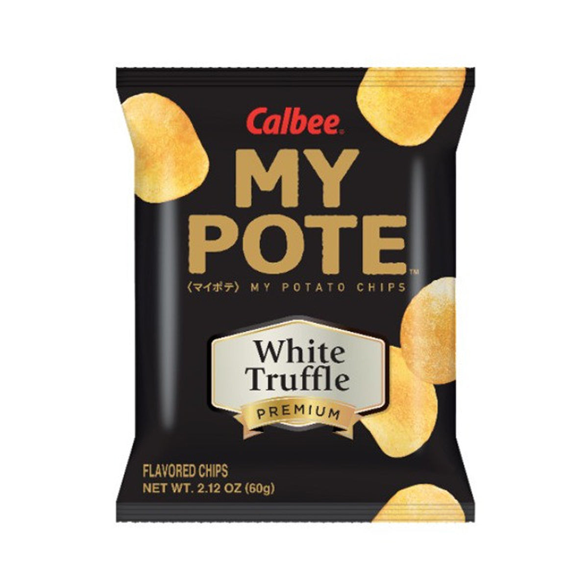 calbee my pote potato chips white truffle flavor - 2.12oz