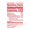 calpico mango non-carbonated soft drink - 500ml nutrition label