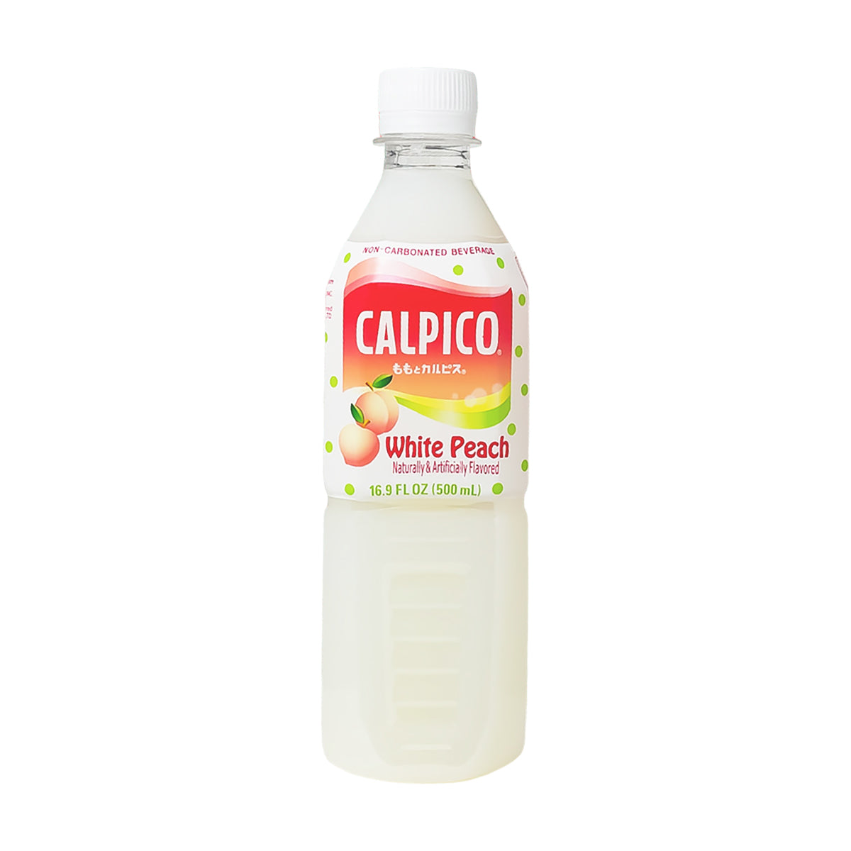 calpico white peach non-carbonated soft drink - 500ml
