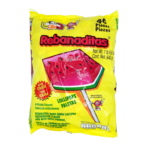 candy pop rebanaditas - 40ct
