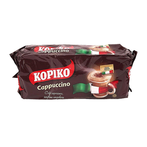 kopiko instant cappuccino coffee with choco granule - 30ct