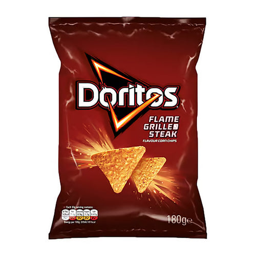 doritos flame grilled steak flavour - 180g