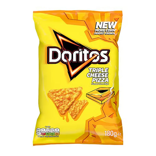 doritos triple cheese pizza flavour - 180g