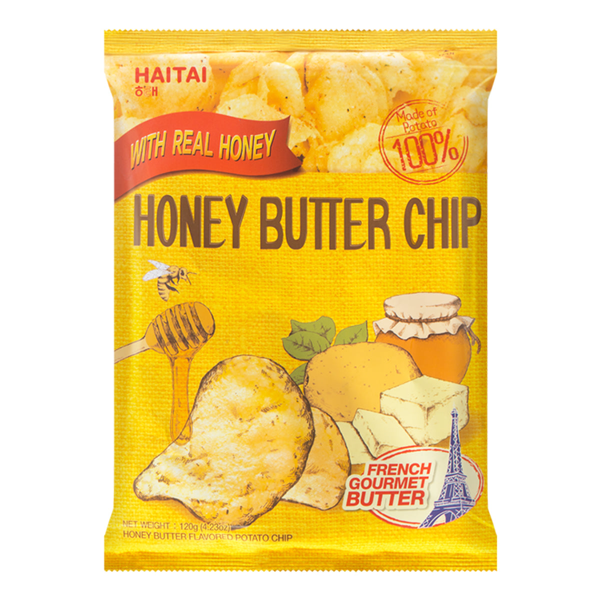haitai honey butter chips - 120g