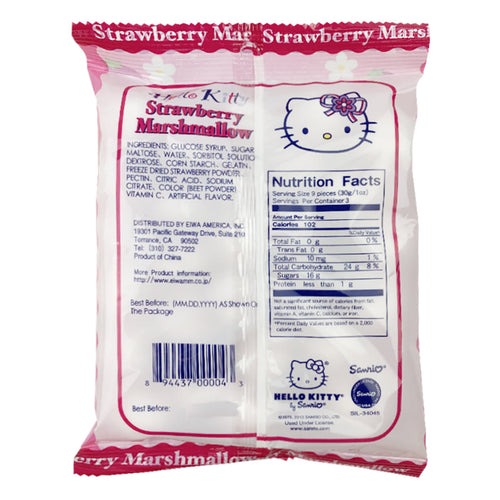 hello kitty marshmallow strawberry flavor - 90g-2