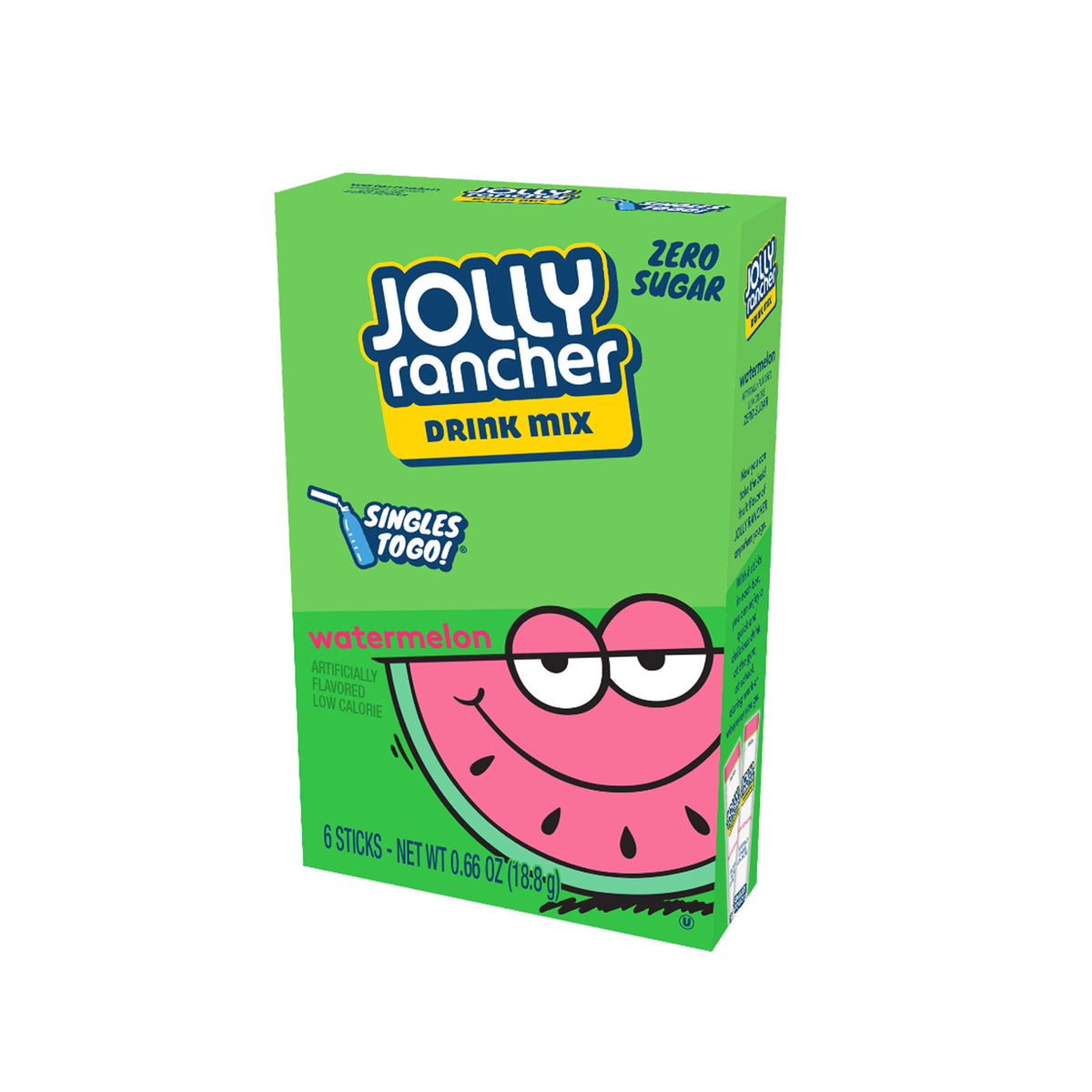 jolly rancher singles to go powdered drink mix - watermelon - 6ct