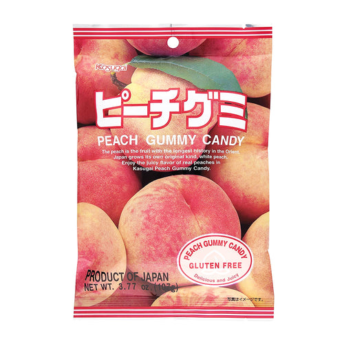 kasugai peach gummy candy - 107g