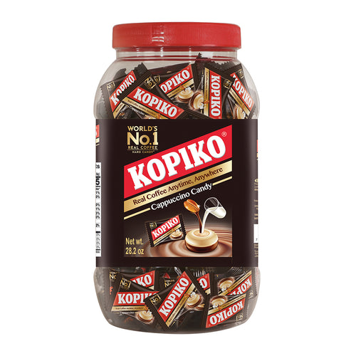 kopiko cappuccino candy jar - 28.2oz