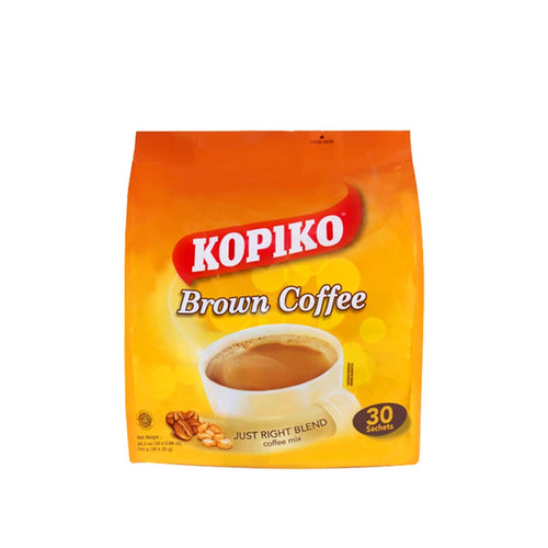 kopiko instant 3 in 1 brown coffee - 26.5oz/30ct