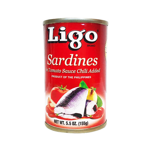 ligo sardines in chili tomato sauce - 5.5oz