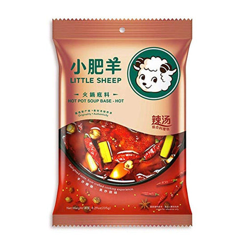 little sheep hot pot soup base spicy flavor - 200g