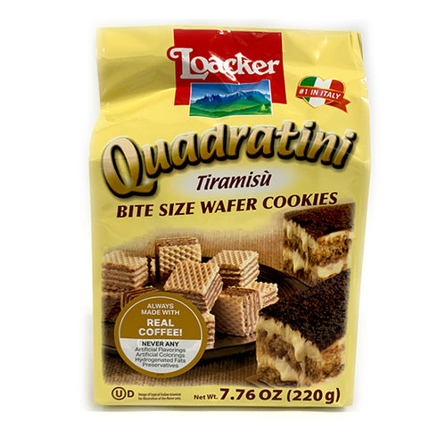 loacker quadratini tiramisu - 220g