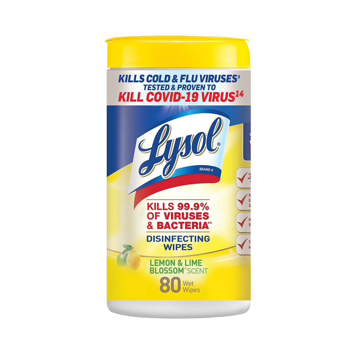lysol disinfecting wipes - 80ct