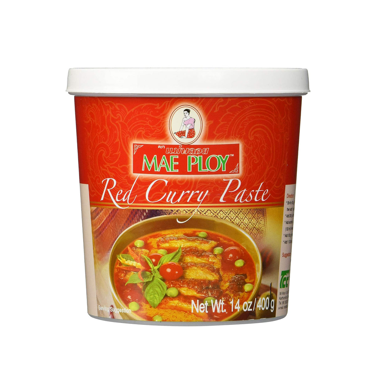 mae ploy red curry paste - 14oz