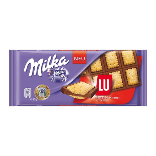 milka milk chocolate with lu biscuits - 3.1oz