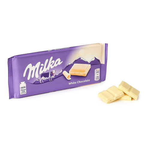 milka white chocolate - 3.5oz