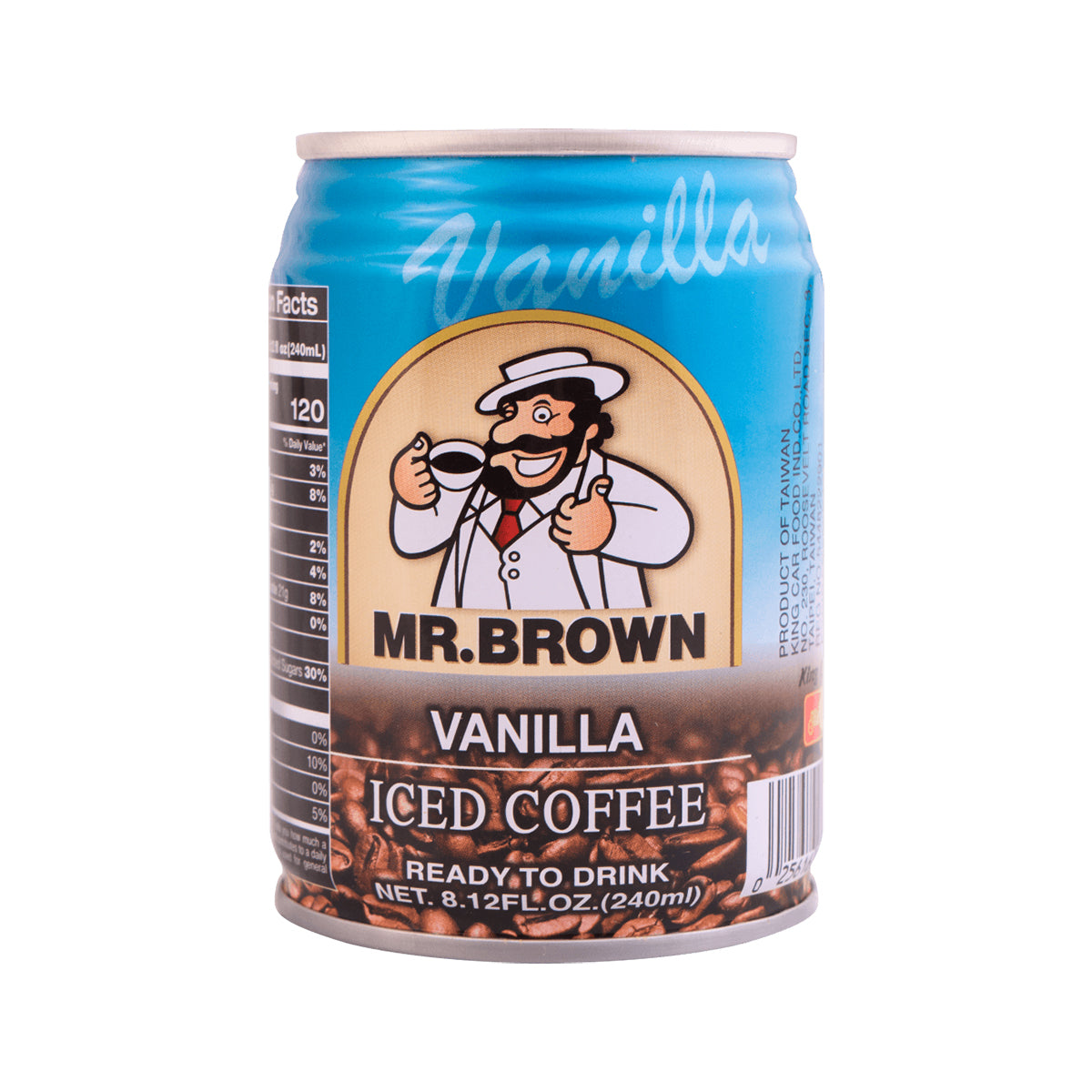 mr. brown vanilla coffee - 8.12fl oz