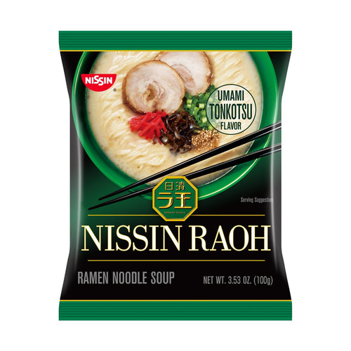 nissin ramen noodle soup umami tonkotsu flavor - 3.53oz