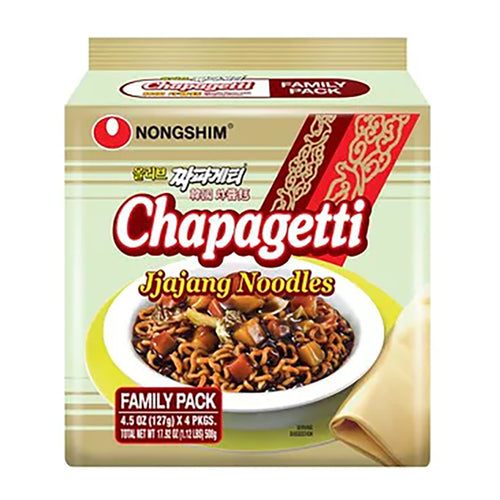 nongshim chapagetti jjajang noodles 4.5oz - 4pk