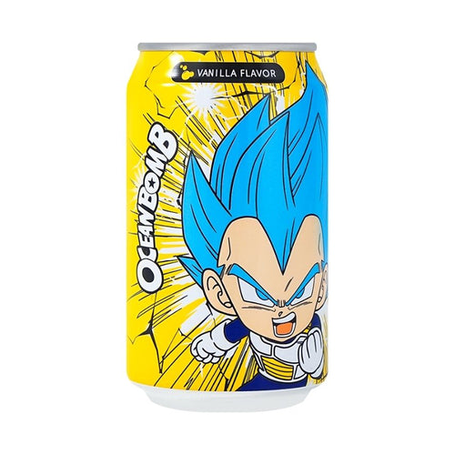 ocean bomb sparkling water dragon ball z vanilla (vegeta) - 330ml