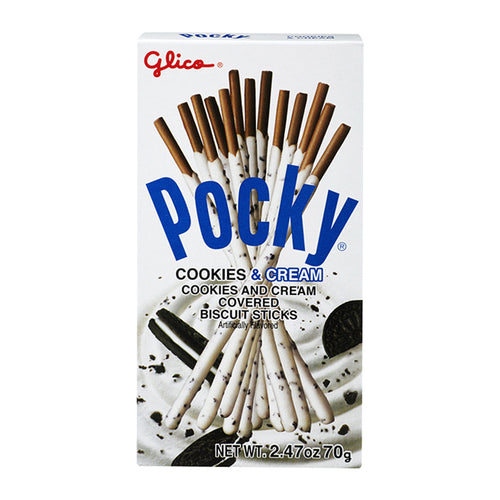 pocky cookies & cream - 2.47oz