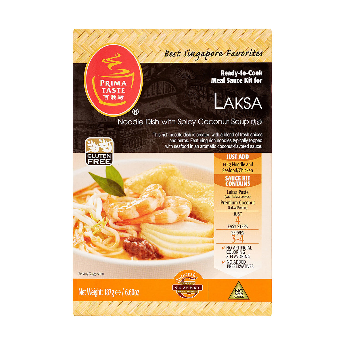 Prima Taste Laksa Paste - 6.6oz – Arcaera