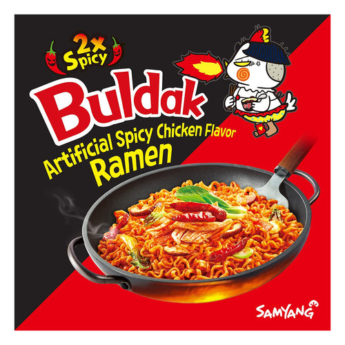 samyang 2x spicy buldak hot chicken flavor ramen 4.94oz - 5pk-2