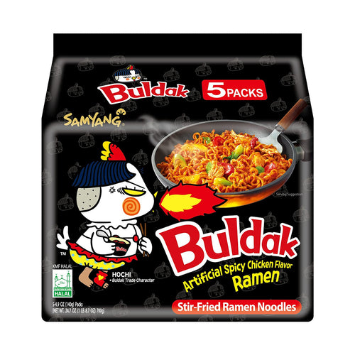 samyang buldak hot chicken flavor ramen 4.94oz - 5pk