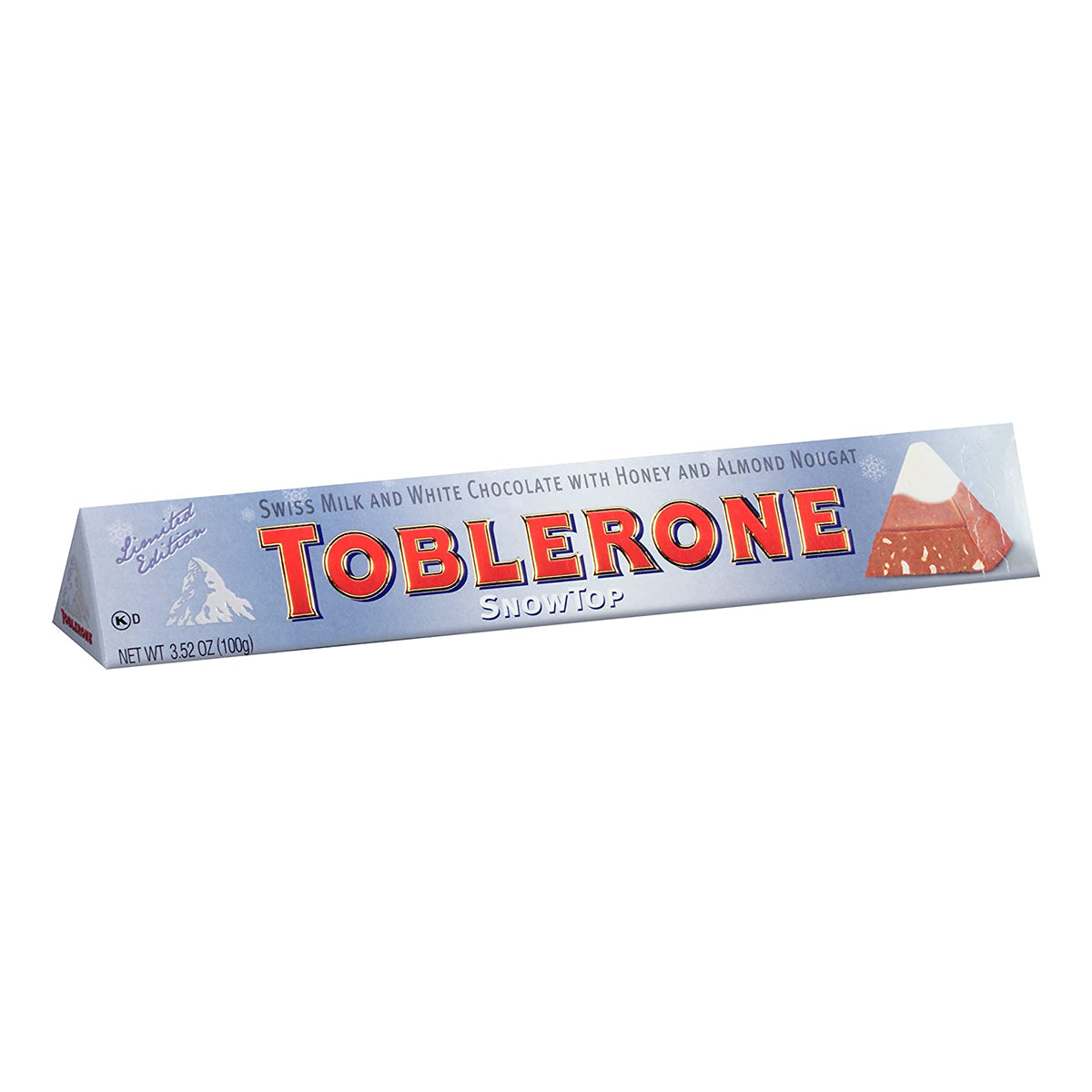 toblerone snowtop milk/white - 3.5oz