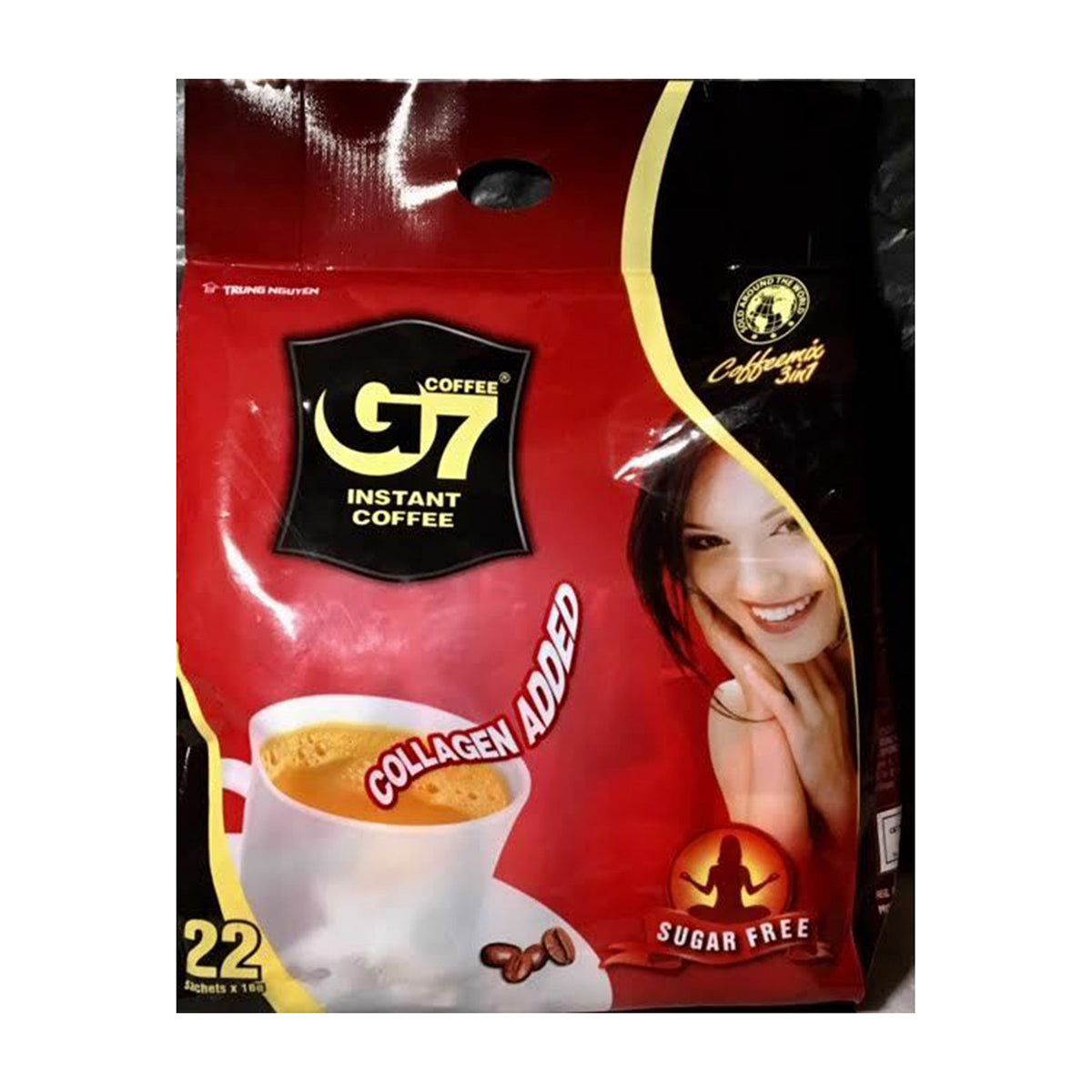 trung nguyen g7 collagen coffee - 22pc